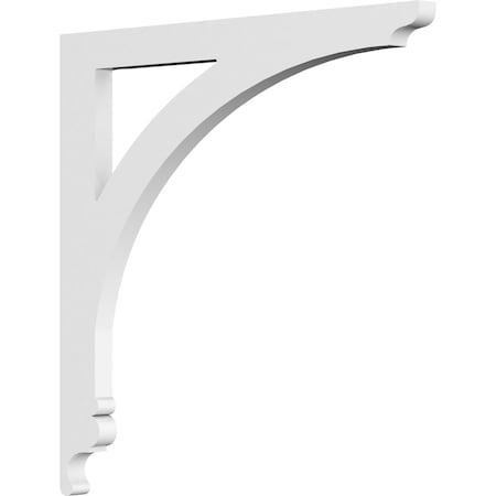 Legacy Architectural Grade PVC Bracket, 5/8W X 12D X 12H